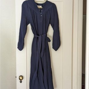 Xirena navy blue gauze dress- new with tags